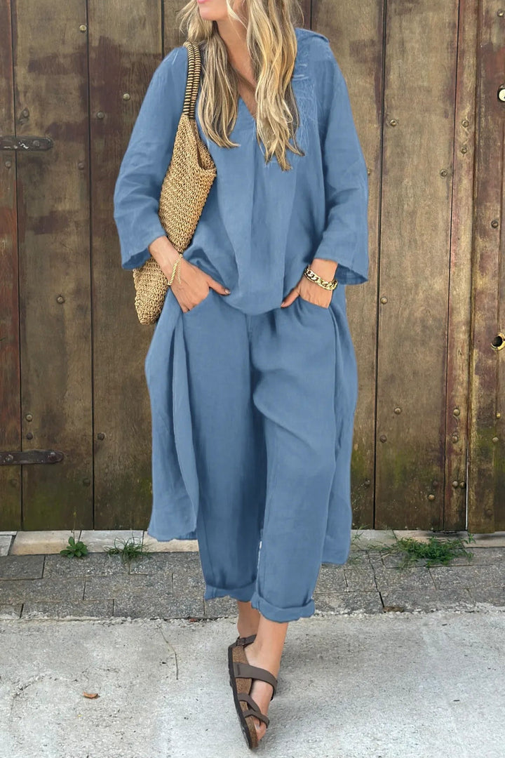 Elena | Sæt Chic i To Stykker med Elegance Uden Besvær og Alsidighed