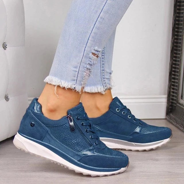 Birgitta – Ortopædiske sneakers med lynlås