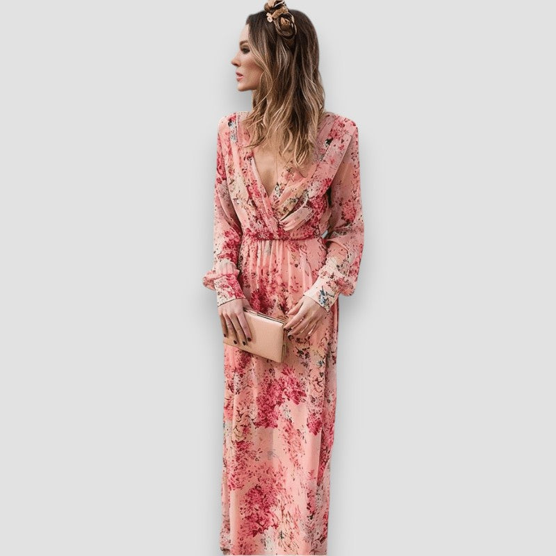Pia | Blomstret Kjole