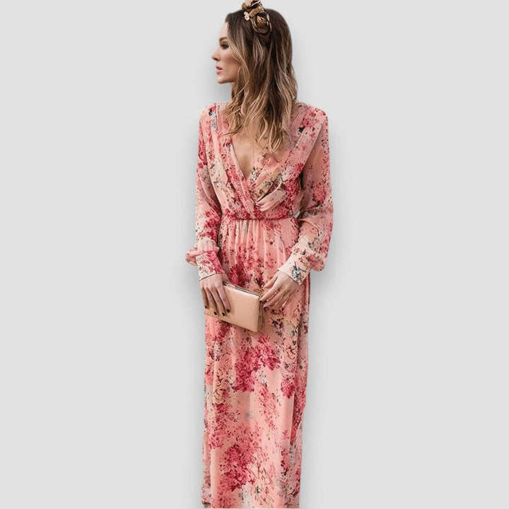 Pia | Blomstret Kjole