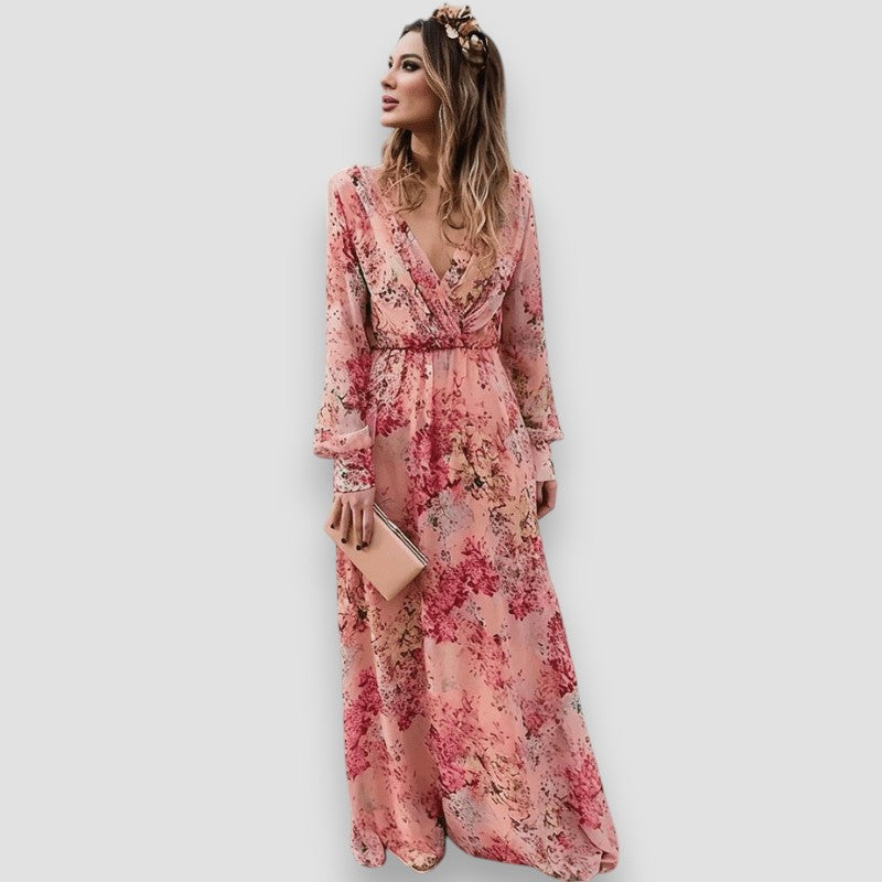 Pia | Blomstret Kjole